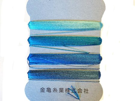 Kinkame Silk Thread  Assortment - 100wt - # 06 OCEAN Online now