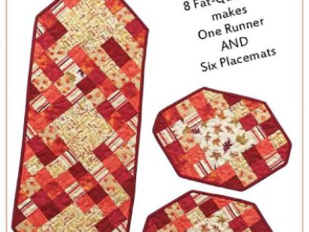 Table Runner & Placemat Pattern - Pressed For Time Quiltworks - Take Out Online