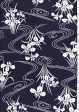 Yukata Fabric - 090 - Iris & River Swirls Fashion