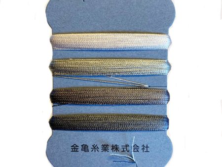 Kinkame Silk Thread  Assortment - 100wt - # 11 SMOKE For Discount