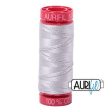 Aurifil 12wt Cotton Thread - 54 yards - 2615 Aluminum Cheap