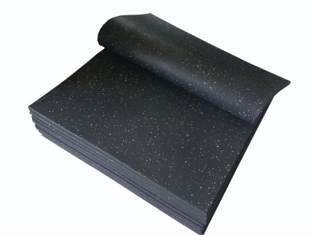 6x Commercial Rubber Gym Flooring Grey Fleck - 15mm (1m x 1m) | IN STOCK Online Hot Sale