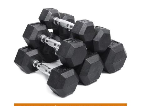 VULCAN Commercial Hex Dumbbells (12.5kg to 35kg | 2.5kg Increments | 10 Sets) | IN STOCK on Sale