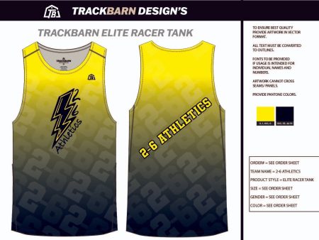 2-6-Athletics- Mens Track Singlet Online now