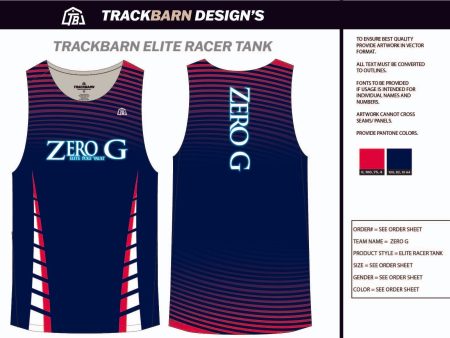 Zero-G- Mens Track Singlet Online now