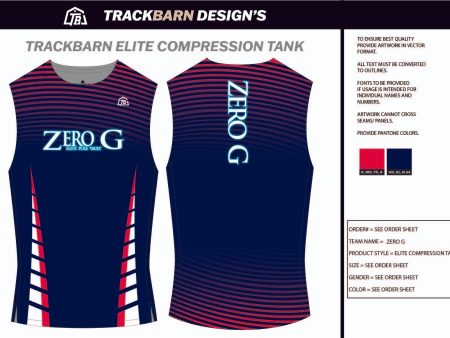 Zero-G- Mens Track Compression Tank on Sale