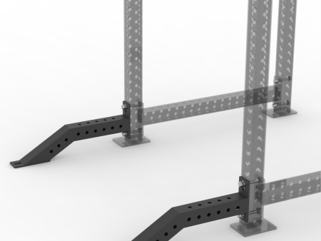 VULCAN Front Foot Extensions Pair for Commercial Power Rack & Rig Uprights | IN STOCK Online Sale